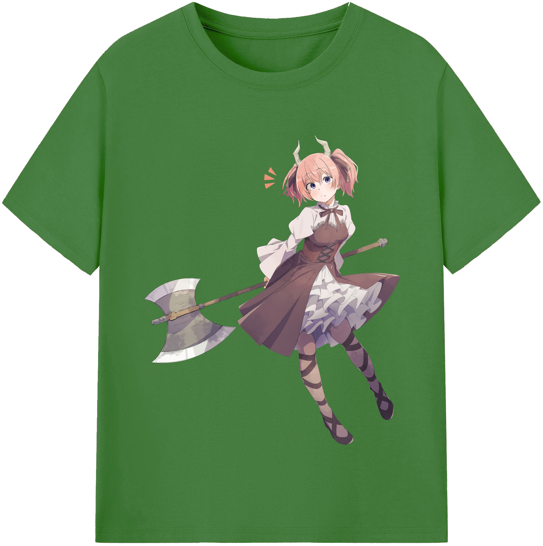 （画像用） 葬送のフリーレン Frieren レディースカジュアルプリントTシャツ（綿100％）